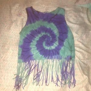 Tie die tank top